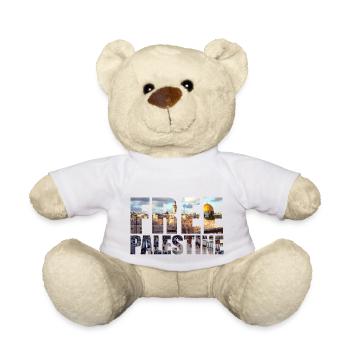 Libérer la Palestine - Nounours - blanc - Devant