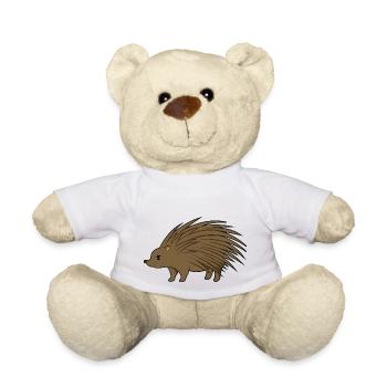Stachelschwein - Teddy - Weiß - Vorne