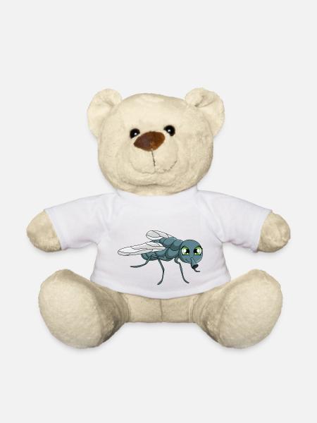 Fliege - Teddy - Weiß