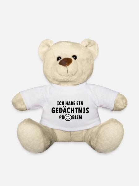 Ich habe ein Speicherproblem. Alzheimer, Demenz. - Teddy - Weiß