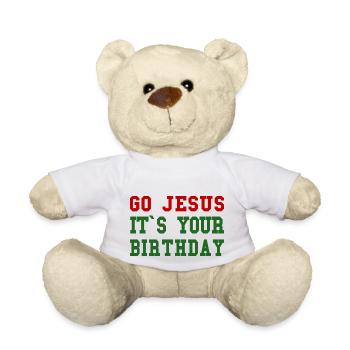 Go Jesus - Nounours - blanc - Devant
