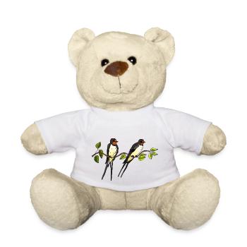 Vögel - Teddy - Weiß - Vorne