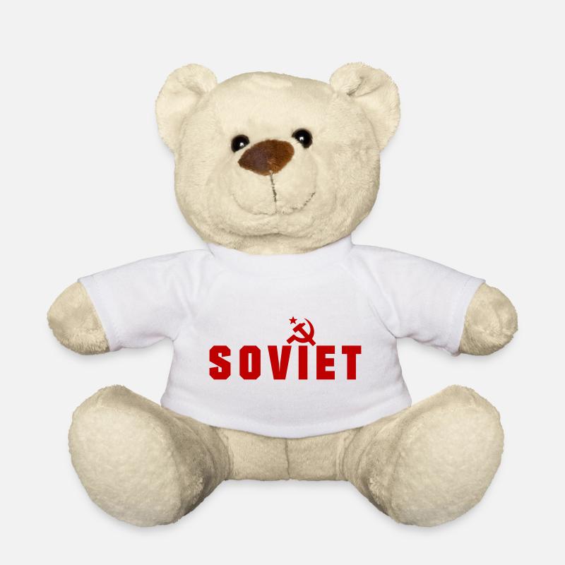 Soviet - Russland - Teddy - Weiß