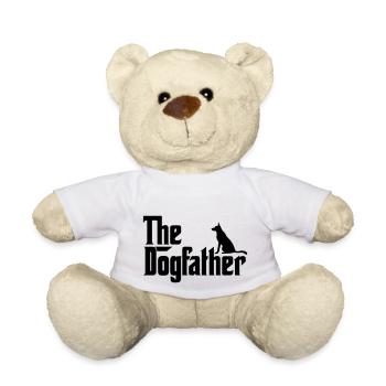 Le berger allemand Dogfather Dog Lover Godfather - Nounours - blanc - Devant