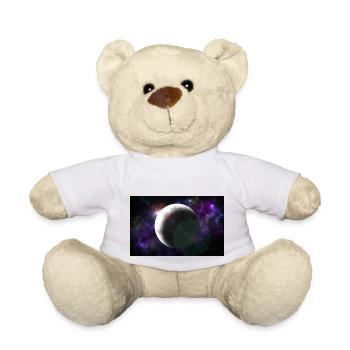 Moon and space - Teddy Bear - white - Front