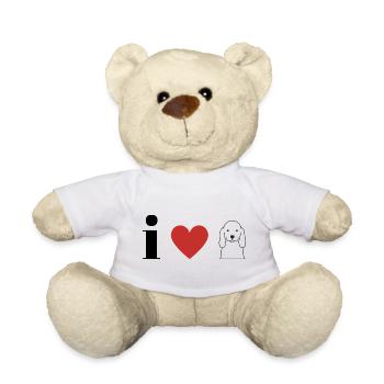 I love Dogs - Teddy - Weiß - Vorne