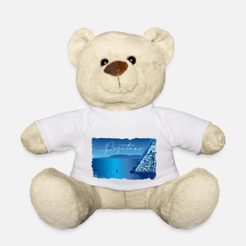 Nuit minimale de Positano - Nounours - blanc