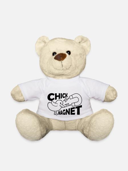 Herzensbrecher Chick Magnet Casanova - Teddy - Weiß