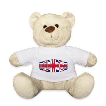 DNB Drum'n'Bass Junglist UK Remix - Teddy Bear - white - Front