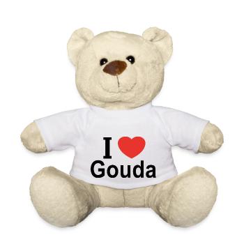 I love Gouda - Nounours - blanc - Devant