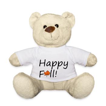 Happy Fall - Teddy Bear - white - Front