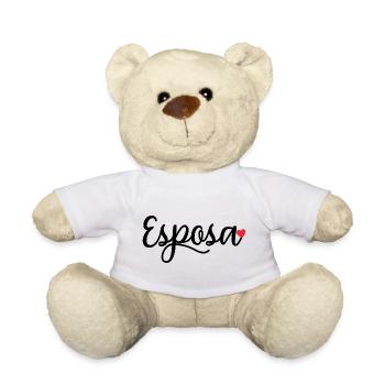 Esposa Cute Wife To Be Bride Couple Wedding Gift - Teddy Bear - white - Front