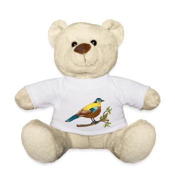 Oiseau - Nounours - blanc - Devant