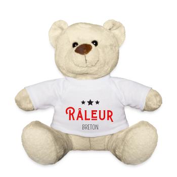 râleur breton - Nounours - blanc - Devant