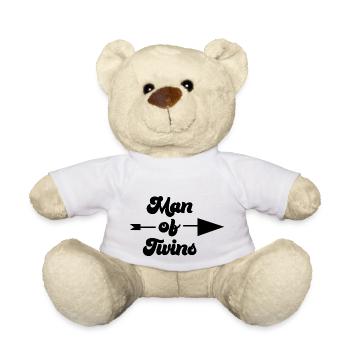 Grossesse Baby shower Babyshower Boy Girl - Nounours - blanc - Devant