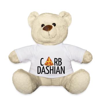 Carbdashian (texte noir) - Nounours - blanc - Devant