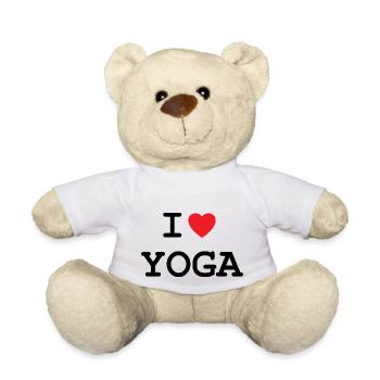 J’adore le yoga - Nounours - blanc - Devant