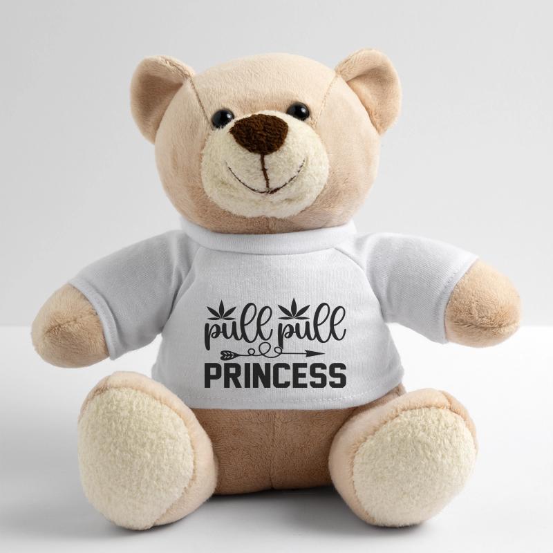 pull pull Princess Teddy Bear