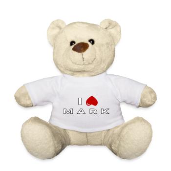 Je déteste Mark - Nounours - blanc - Devant