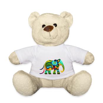 Elefant - Teddy - Weiß - Vorne
