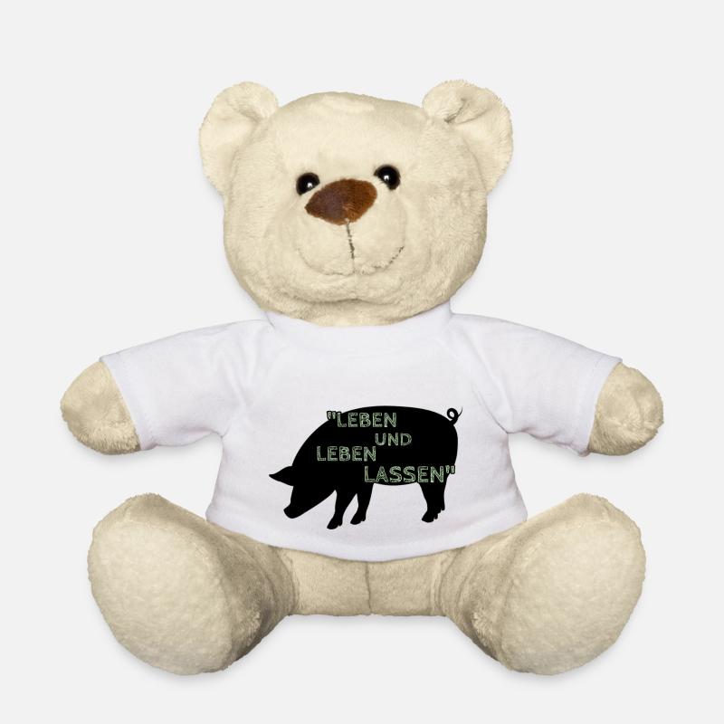 Leben und Leben lassen - Teddy - Weiß