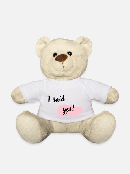 I said yes rosa - Teddy - Weiß