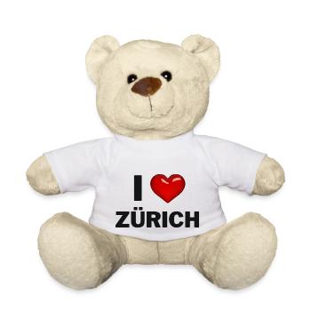 I Love Zürich - Teddy - Weiß - Vorne