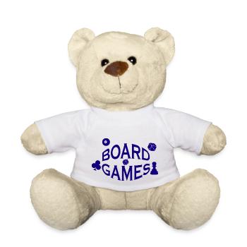 boardgame chess backgammon game night - Teddy - Weiß - Vorne