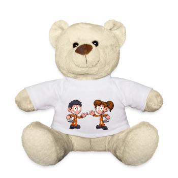 Astronaut Kids - Teddy Bear - white - Front