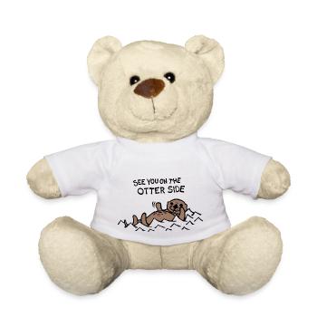 Wir sehen uns auf der Otterseite / auf der anderen Seite - Teddy - Weiß - Vorne