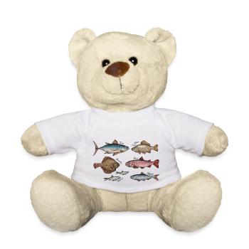 Meerestiere - Teddy - Weiß - Vorne