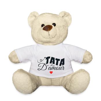 Tata D'amour - Nounours - blanc - Devant