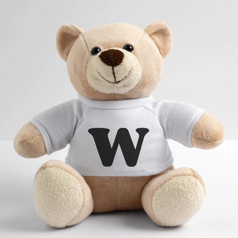 letter w Teddy Bear