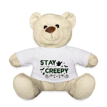 stay creepy - Teddy - Weiß - Vorne