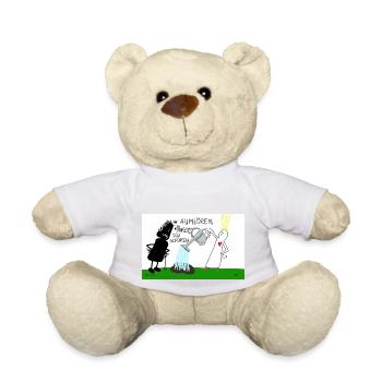Aufhören, Ängste zu schüren. - Teddy - Weiß - Vorne