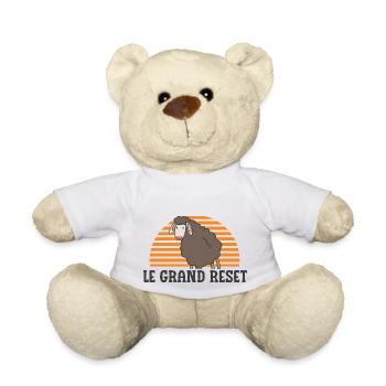 le grand reset - Nounours - blanc - Devant