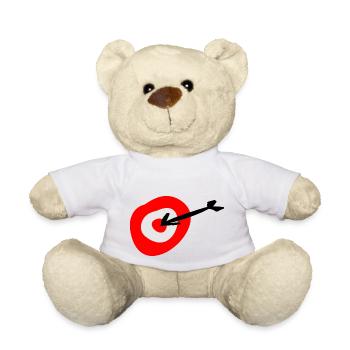 cible - Nounours - blanc - Devant