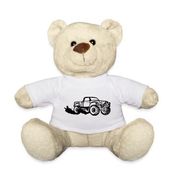 Pickup schwarz - Teddy - Weiß - Vorne