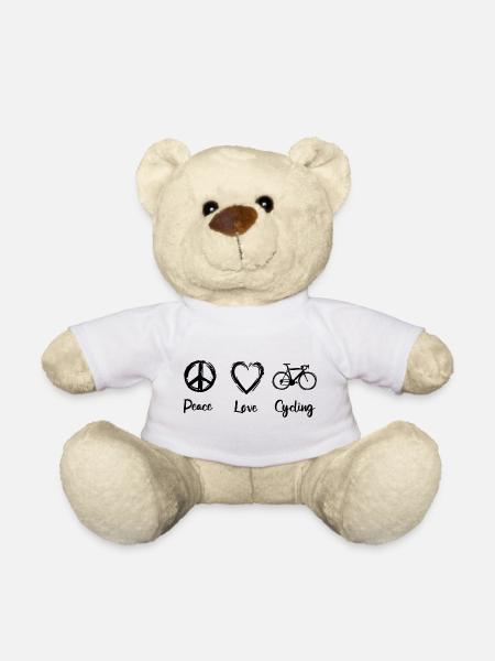 Radfahrer Routine - Teddy - Weiß