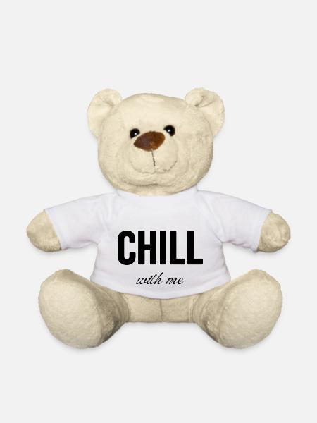 Chill with me - Nounours - blanc