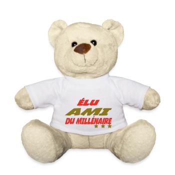 Elu AMI du millénaire - Nounours - blanc - Devant