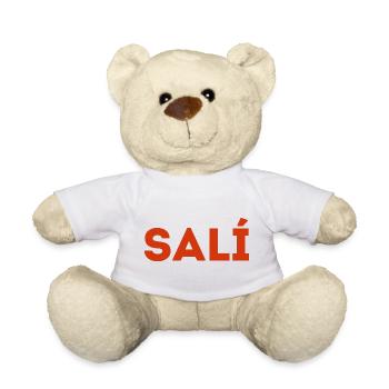Salí Logo de la compagnie - Nounours - blanc - Devant