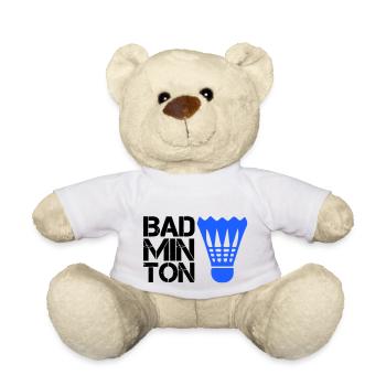 federball Badminton - Teddy - Weiß - Vorne