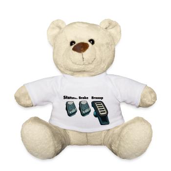 3 Pedals, 1 Love - Teddy - Weiß - Vorne