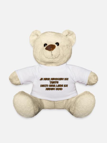 Mehr Menschen, Mehr Hundeliebe - Teddy - Weiß