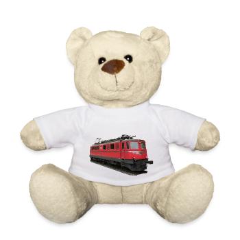 SBB locomotive - Teddy Bear - white - Front
