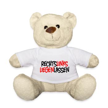 Recht Links Liegen Lassen - Teddy - Weiß - Vorne