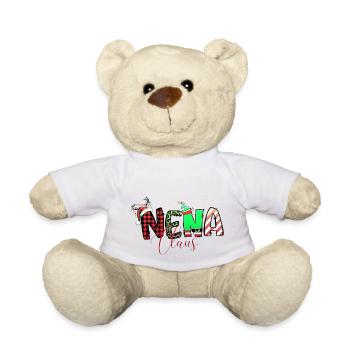 Noël Père Noël 2024 2025 film vacances famille xms - Nounours - blanc - Devant