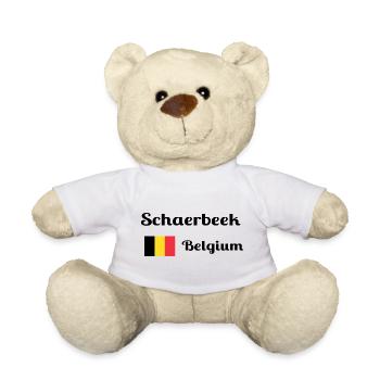 Schaerbeek Belgium- Stylish prints - Teddy Bear - white - Front