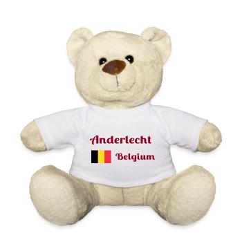 Anderlecht Belgium- Stylish prints - Teddy Bear - white - Front
